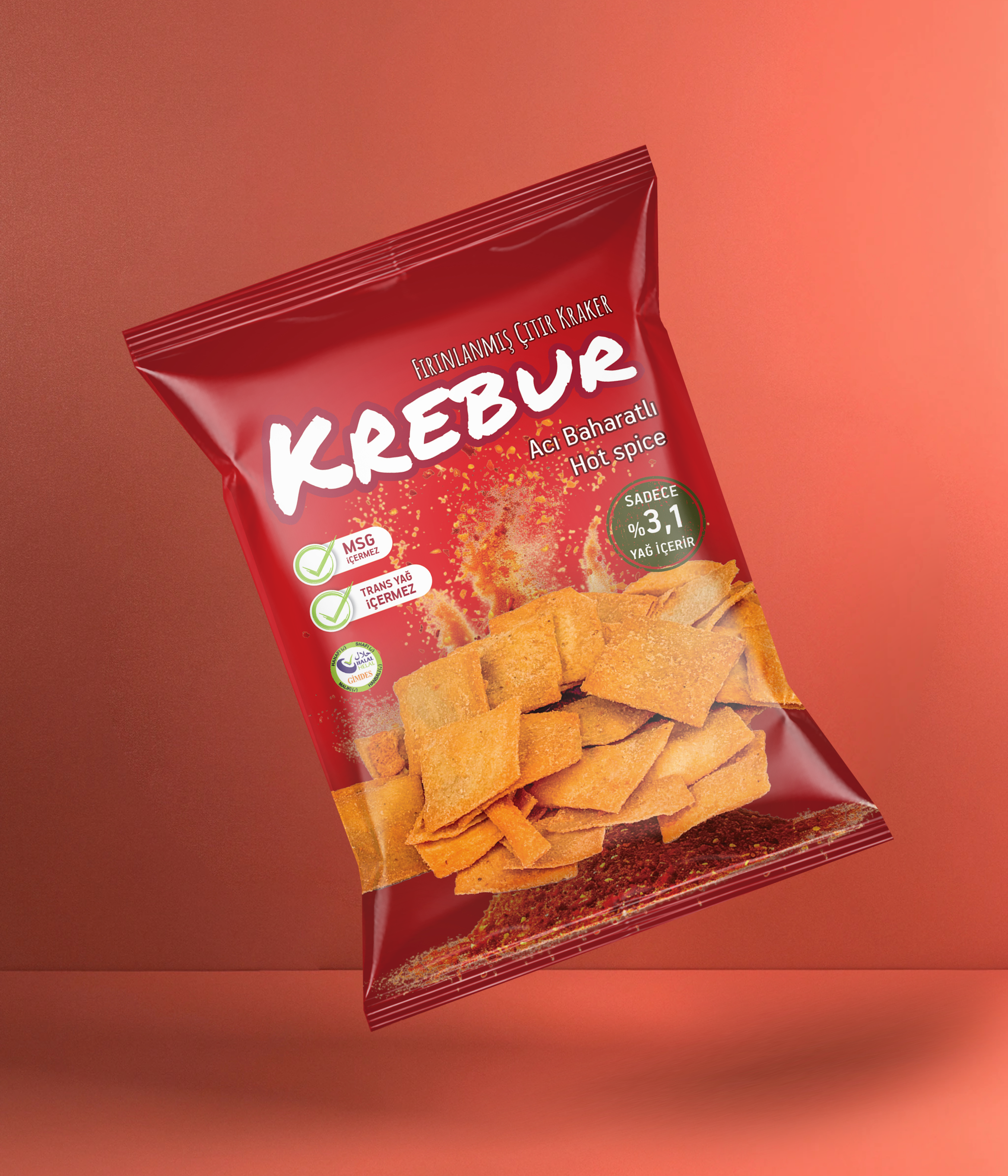 Acı Baharatlı Kraker